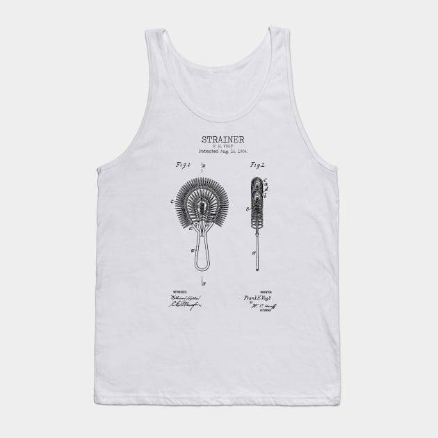 STRAINER patent Tank Top by Dennson Creative